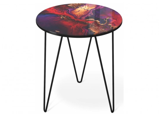 Журнальный стол Sheffilton SHT-CT27 амарантовый / черный муар в Набережных Челнах