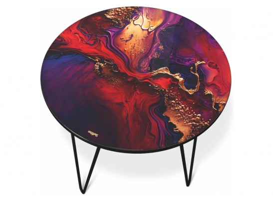 Журнальный стол Sheffilton SHT-CT27 амарантовый / черный муар в Набережных Челнах