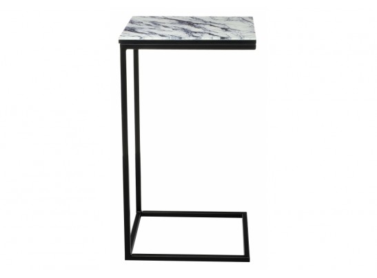 Журнальный столик Геркулес 30х34х62 белый мрамор в Набережных Челнах