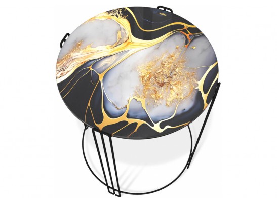 Журнальный столик SHT-CT53 черный алмаз / черный муар в Набережных Челнах