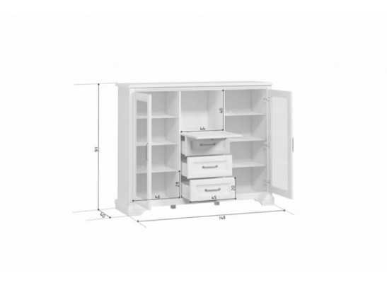 Тумба Стилиус B169-KOM2W1B3S