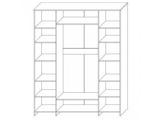 Шкаф для одежды 4Д Марсела