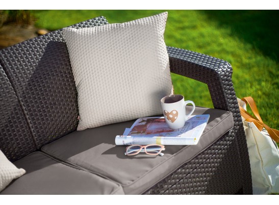 Диван пластиковый Corfu love seat