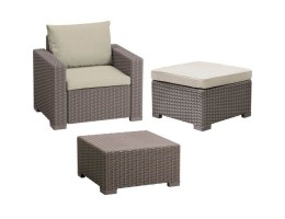 Комплект мебели Moorea table + chair + stool with cushion
