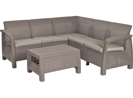 Угловой диван без столика Corfu Relax set