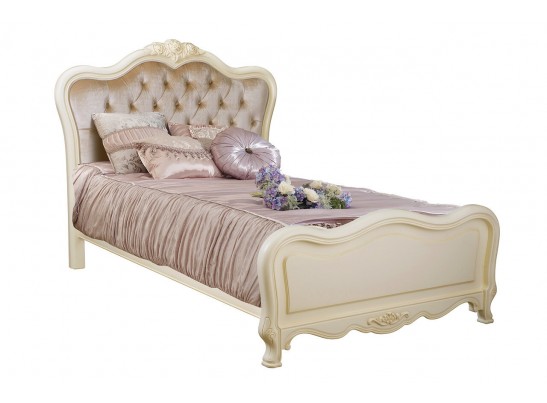 Кровать 120 Fiore Bianco 8801-A