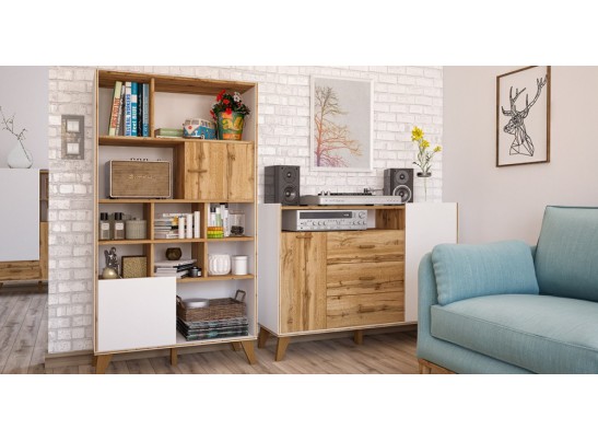 Шкаф комбинированный СКАНДИ МН-036-11