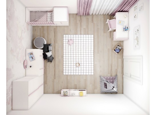 Кроватка Piglet Lavanda