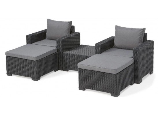 Комплект мебели Moorea table + chair + stool with cushion