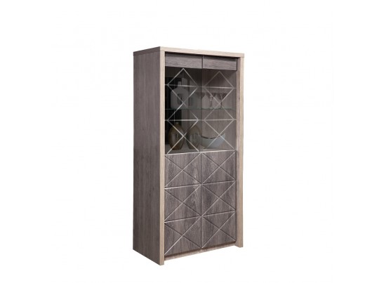 Шкаф с витриной 2Д Монако