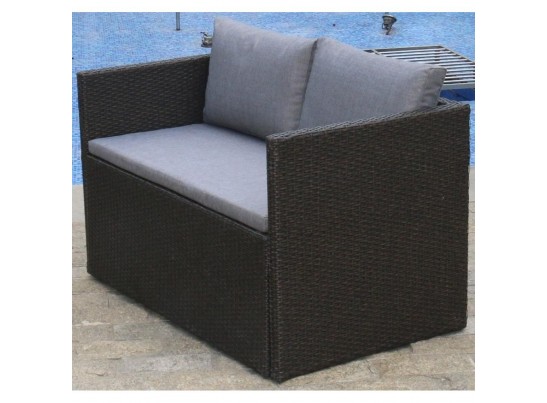 Плетеный диван-трансформер S330A-W63 Brown в Набережных Челнах