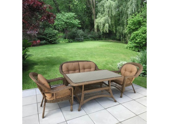Комплект плетеной мебели T130Bg/LV520BB-Beige_Beige в Набережных Челнах