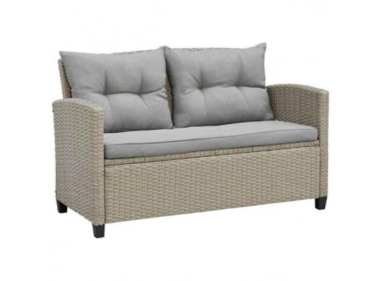 Плетеный комплект мебели с диваном AFM-804B Beige