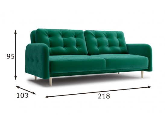 Диван-кровать Вейт бирюзовый Диван-кровать Вейт бирюзовый