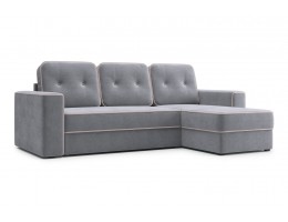 Угловой диван-кровать Астон, Светло-серый