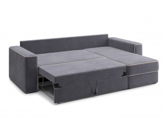 Угловой диван-кровать Астон, Тёмно-серый