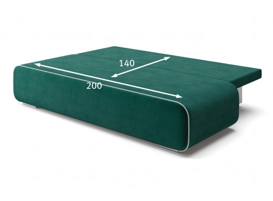 Диван прямой Уно, Изумрудный Диван прямой Уно, Изумрудный