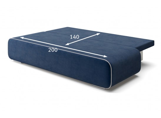 Диван прямой Уно, Синий