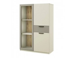 Шкаф с витриной Модерн 1V2D1S