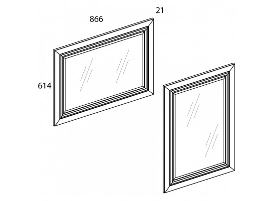Зеркало навесное TOSCANA new в Набережных Челнах