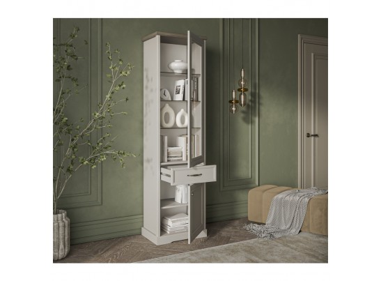 Шкаф с витриной 1V1D1S TOSCANA в Набережных Челнах