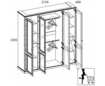 TOSCANA NEW, Ящик 46. Цвет ПЕРСИДСКИЙ ЖЕМЧУГ