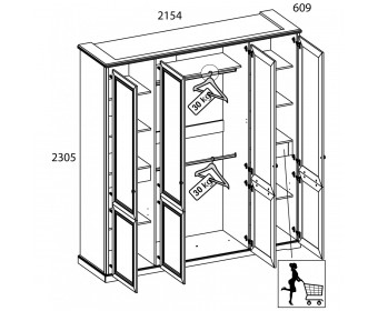 TOSCANA NEW, Ящик 46. Цвет ПЕРСИДСКИЙ ЖЕМЧУГ