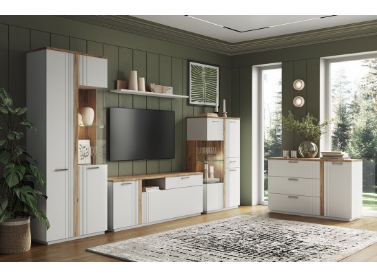 Шкаф с витриной MATEO 1V1D L в Набережных Челнах