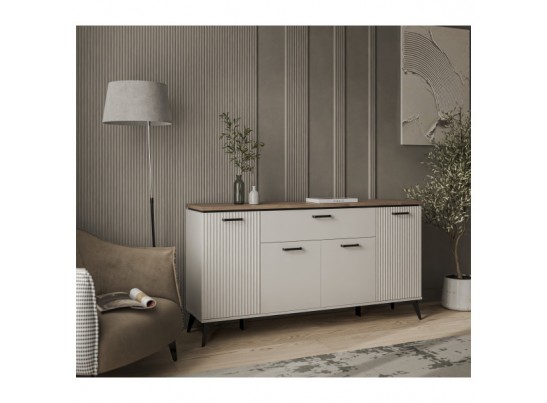 VINATI, Тумба 4D1S. Цвет ПЕРСИДСКИЙ ЖЕМЧУГ/ АМАРОК