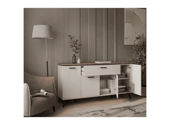 VINATI, Тумба 4D1S. Цвет ПЕРСИДСКИЙ ЖЕМЧУГ/ АМАРОК