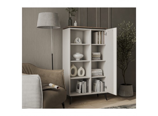 VINATI, Шкаф открытый 1D P. Цвет ПЕРСИДСКИЙ ЖЕМЧУГ/ АМАРОК