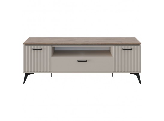 VINATI, Тумба RTV 2D1SN. Цвет ПЕРСИДСКИЙ ЖЕМЧУГ/ АМАРОК