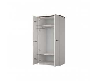 VINATI, Шкаф 2DG. Цвет ПЕРСИДСКИЙ ЖЕМЧУГ/ АМАРОК