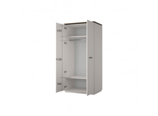 VINATI, Шкаф 2DG. Цвет ПЕРСИДСКИЙ ЖЕМЧУГ/ АМАРОК