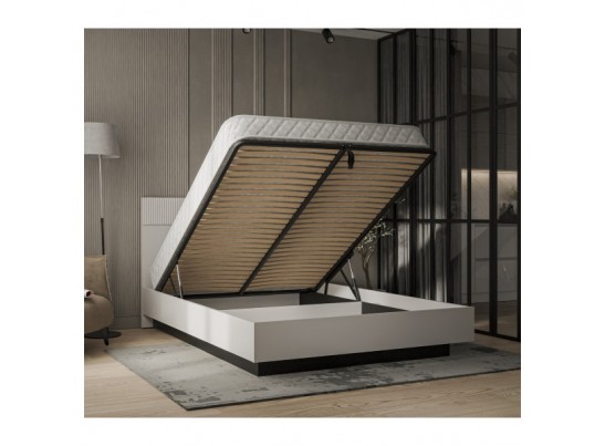 VINATI, Кровать 160 с подъемником. Цвет ПЕРСИДСКИЙ ЖЕМЧУГ/ АМАРОК