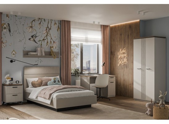 Спальный гарнитур VINATI Вариант 1 ПЕРСИДСКИЙ ЖЕМЧУГ/ АМАРОК