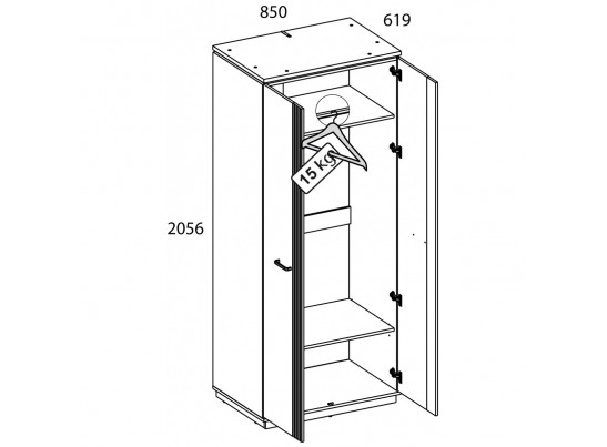 Спальный гарнитур VINATI Вариант 1 ПЕРСИДСКИЙ ЖЕМЧУГ/ АМАРОК