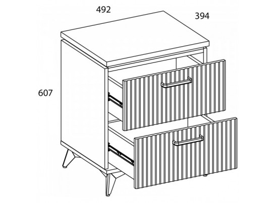 Спальный гарнитур VINATI Вариант 3 ПЕРСИДСКИЙ ЖЕМЧУГ/ АМАРОК