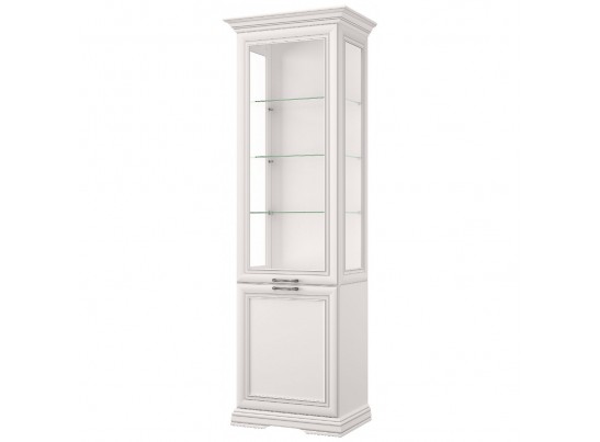 SEVILLA, Шкаф с витриной 1V1D. Цвет БЕЛЫЙ