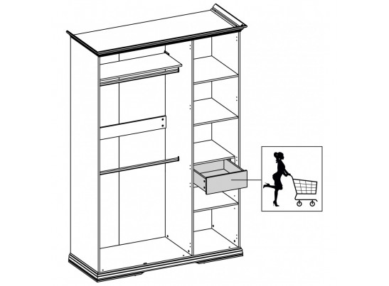 SEVILLA, Ящик 50. Цвет БЕЛЫЙ