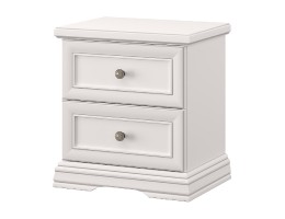 SEVILLA, Тумба прикроватная 2S. Цвет БЕЛЫЙ