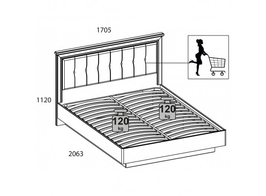 SEVILLA, Спальный гарнитур. Цвет БЕЛЫЙ
