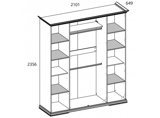 SEVILLA, Спальный гарнитур. Цвет БЕЛЫЙ