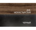 Тумба 1V2D2S, JAGGER, цвет Дуб монастырский /Черный