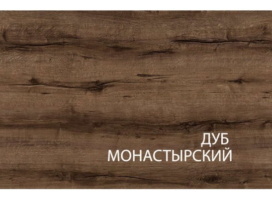 Тумба 3D2S, JAGGER, цвет Дуб монастырский /Черный