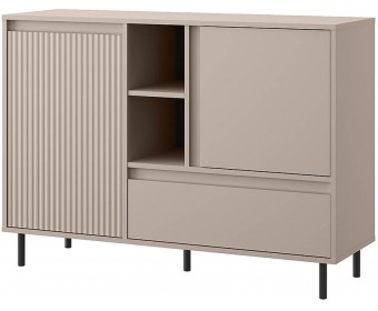 MONA Тумба 2D1S2N. Цвет ГЛИНЯНЫЙ СЕРЫЙ