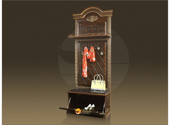 Прихожая Б11.2-1 (декор "ПАВЛИН") Орех/патина золото в Набережных Челнах