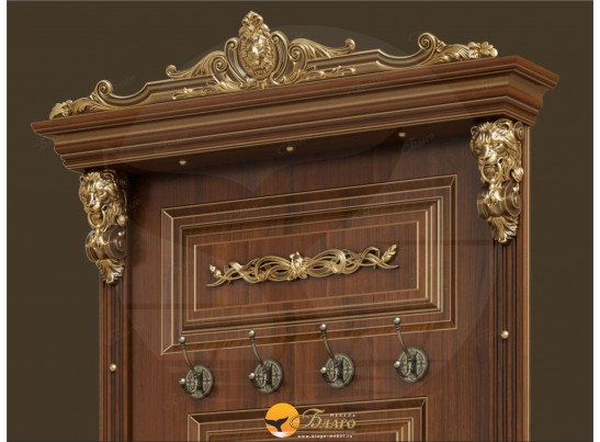 Прихожая Б11.2-4 Орех/патина золото в Набережных Челнах