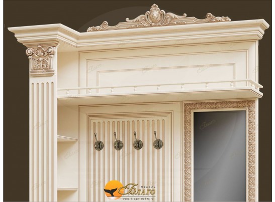 Прихожая Б11.4-13 в багете Карамель/патина золото в Набережных Челнах