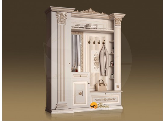 Прихожая Б11.4-17 (декор ЦД-24) Карамель/патина золото в Набережных Челнах